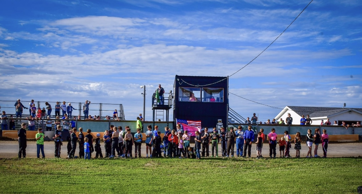 group photo of all the racers