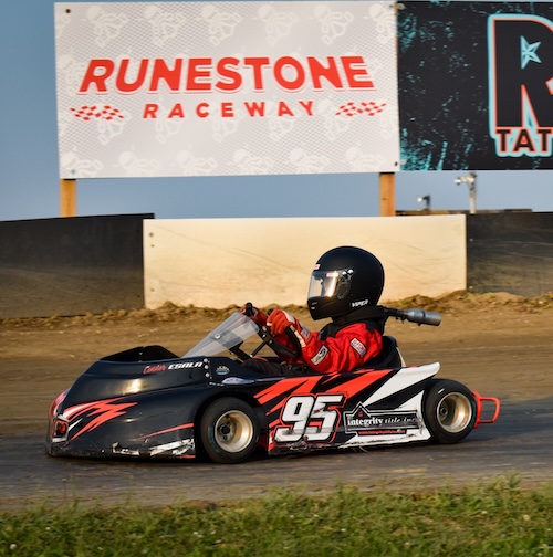 podium with winners and their check prizes