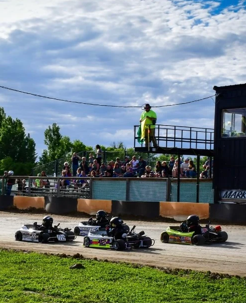 go kart racing background