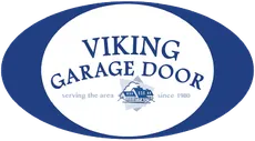 Viking garage door sponsor logo